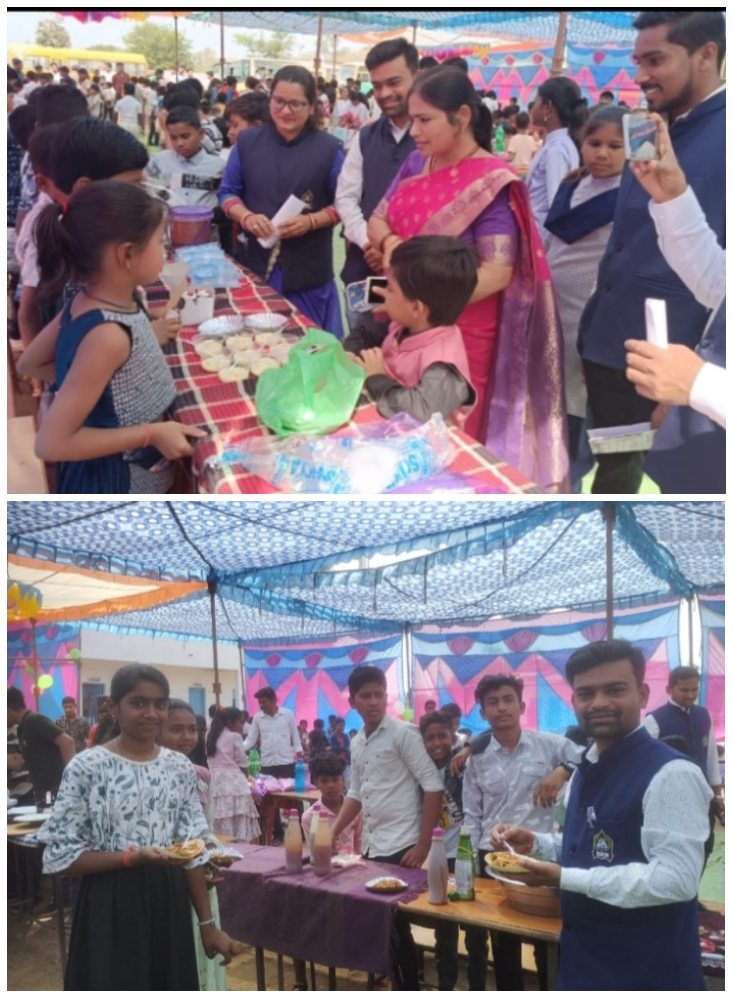 *भारत माता स्कूल डोहल में मातृ पितृ दिवस पर लगा आनंद मेला ,बच्चो ने बनाया व्यंजन*
