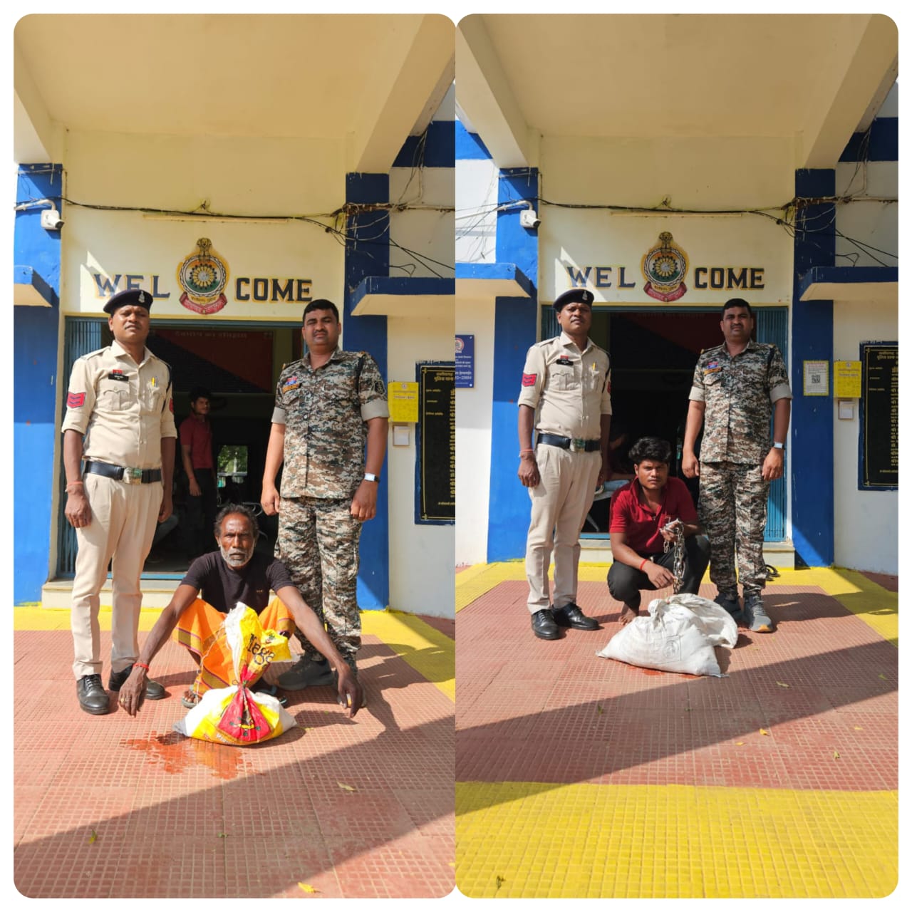 गरियाबंद पुलिस द्वारा दो अलग-अलग मामलों में उड़िसा प्रांत के 21 लीटर अवैध डबल लाल घोड़ा छाप कच्ची महुआ शराब के साथ दो आरोपियों को किया गिरफ्तार…