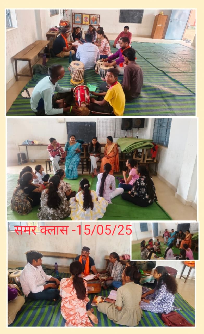 15 दिवसीय निःशुल्क समर क्लास,सरस्वती शिशु मंदिर पुरुर शुभारम्भ, बच्चे हो रहे लाभान्वित