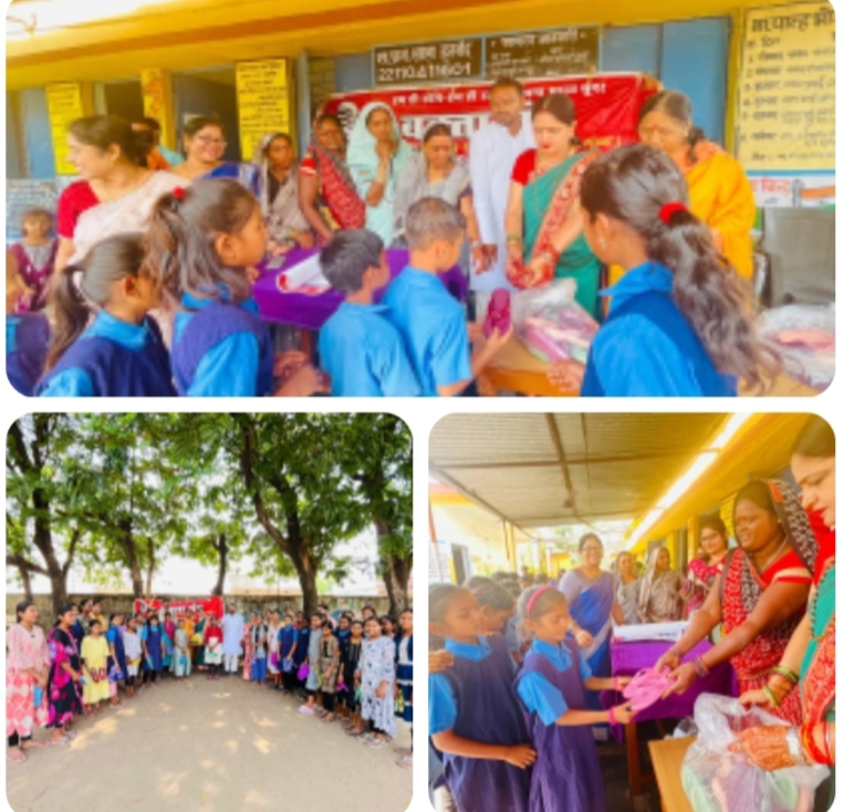*वक्ता मंच द्वारा ग्रामीण क्षेत्र के विद्यार्थियों को चप्पल वितरण किया गया*